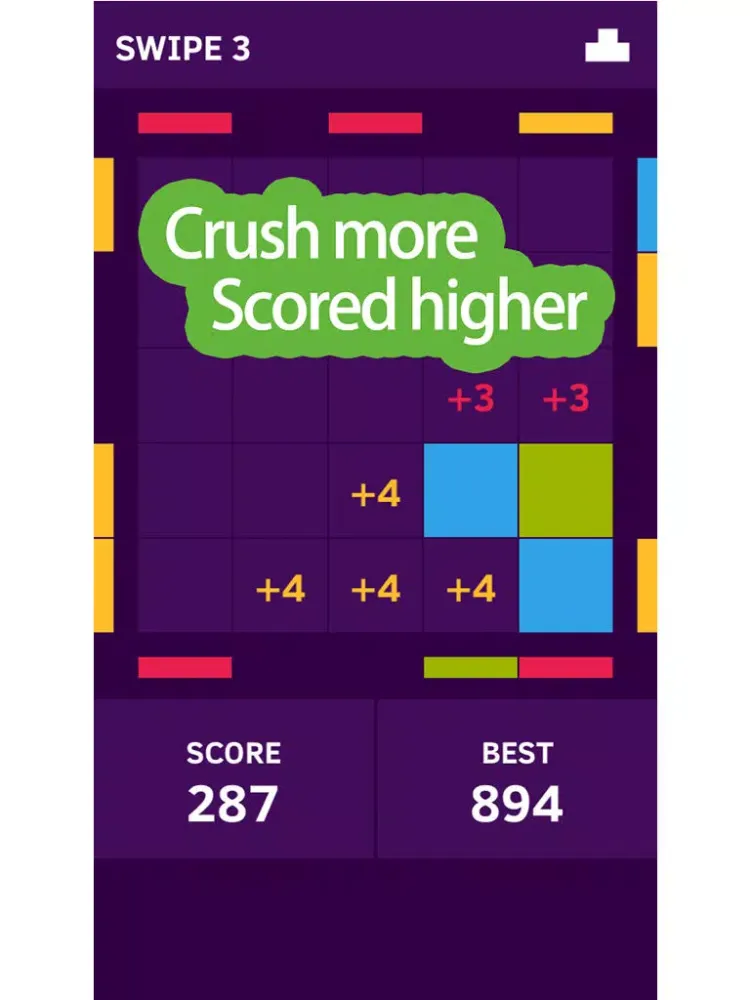 ภาพหน้าจอของ Swipe 3 - Match Tiles Crush Game iPad 