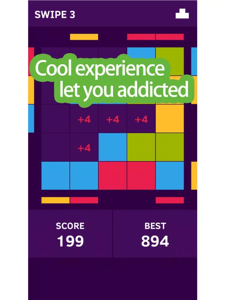ภาพหน้าจอของ Swipe 3 - Match Tiles Crush Game iPad 