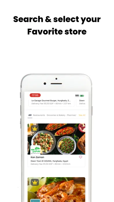 Yalla Order delivery app سکرین شاٹس