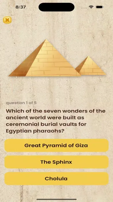 Egypt Mystery - Quizz应用截图