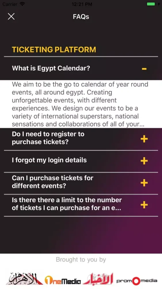 Egypt Calendar Ekran Görüntüleri