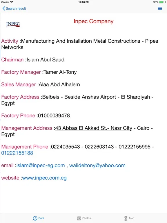 Sphinx Directory iPad  স্ক্রিনশট