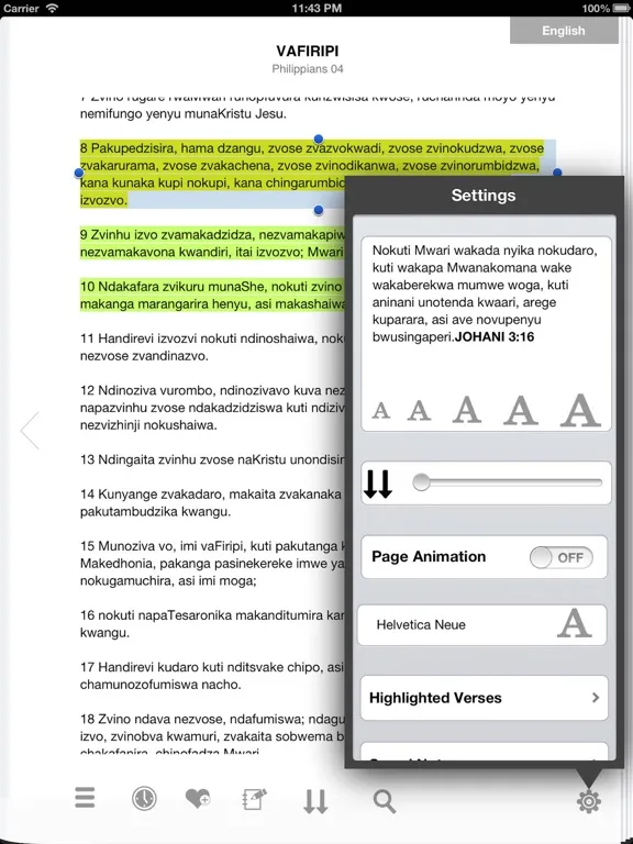 Get Shona Bible iPad 应用截图