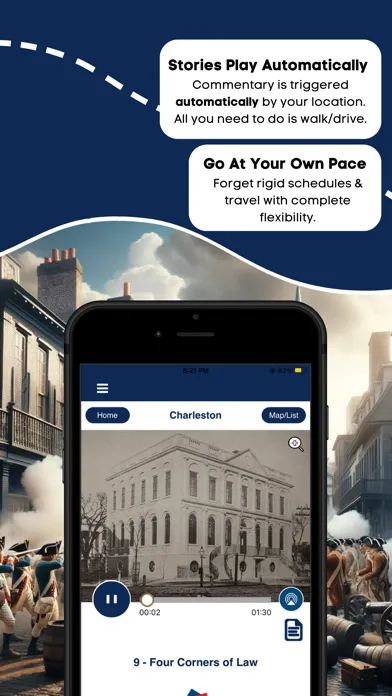 Charleston GPS Audio Guide স্ক্রিনশট