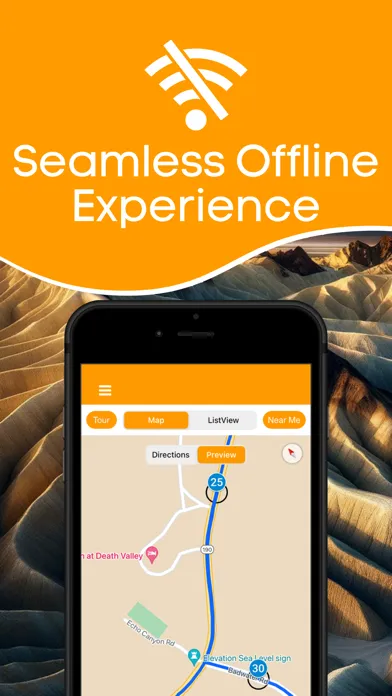 Capturas de tela do Death Valley NP Audio Guide