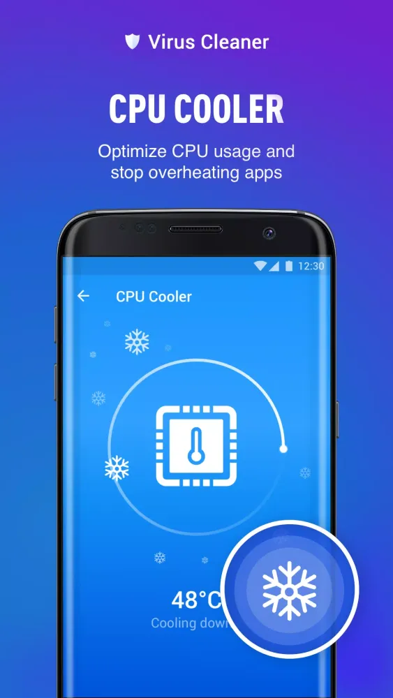 Tangkapan layar Virus Cleaner