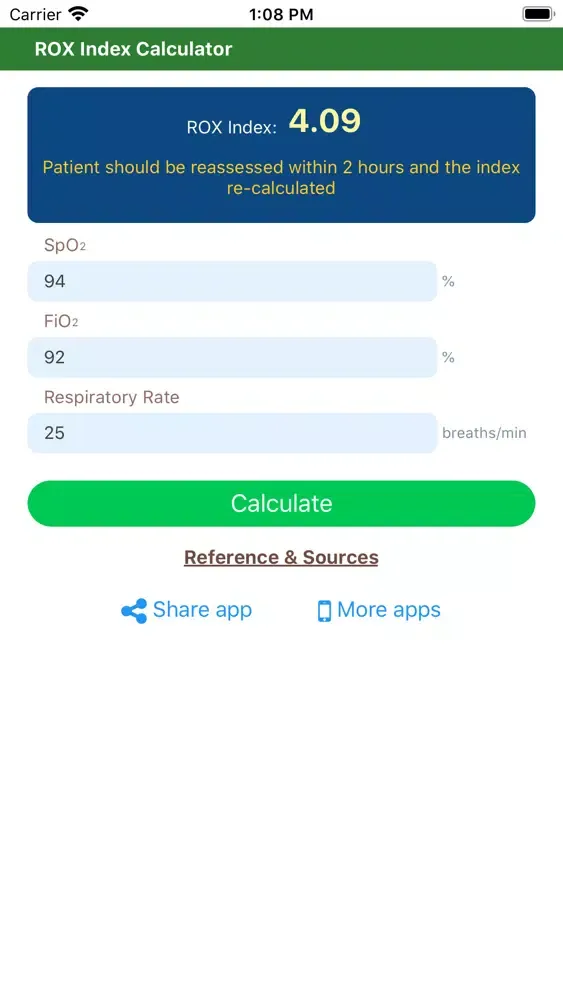 تصاویر ROX Index Calculator
