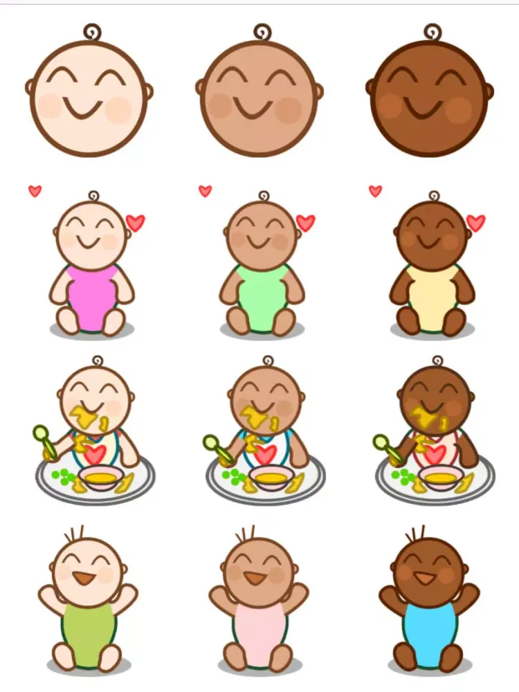 Baby Stickers - Cuteness Overload iPad  স্ক্রিনশট