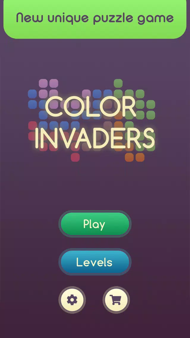 Color Invaders! Line Puzzle スクリーンショット