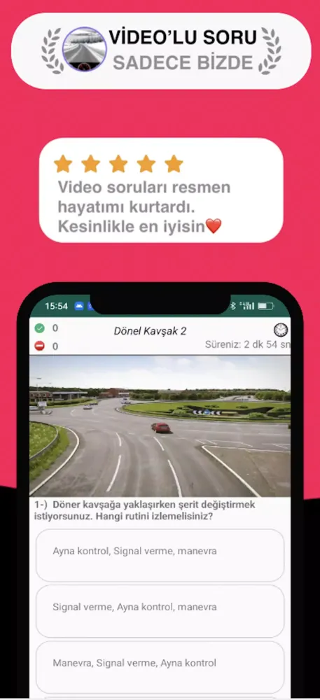 ภาพหน้าจอของ Ehliyet Sınav Soruları 2025