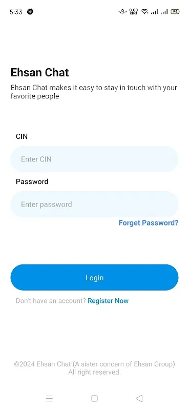 Ehsan Chat Screenshots