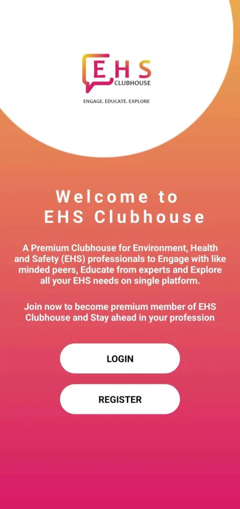 Capturas de tela do EHS Clubhouse