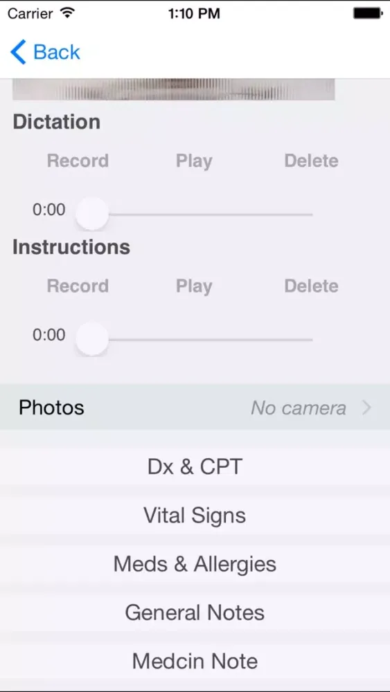 Capturas de pantalla de SuccessEHS Mobile EHR