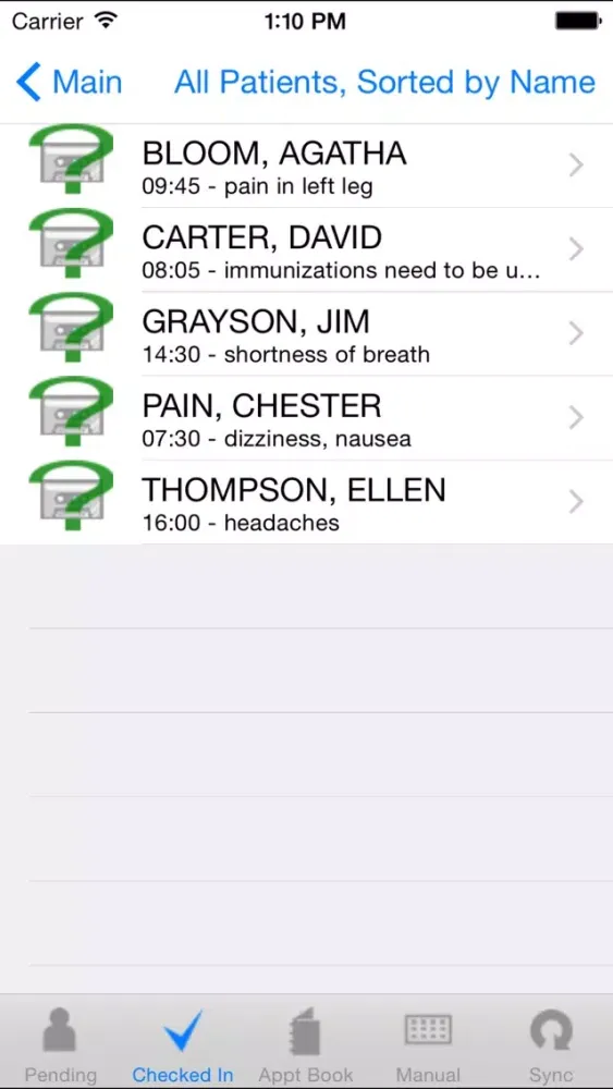 Capturas de pantalla de SuccessEHS Mobile EHR