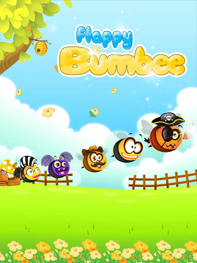 Flappy Bumbee - Honey Bumble Swarm iPad  スクリーンショット
