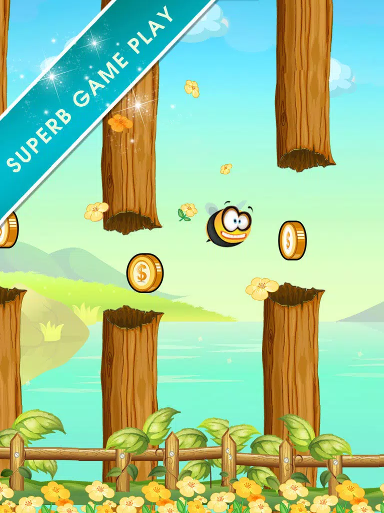 Flappy Bumbee - Honey Bumble Swarm iPad  スクリーンショット