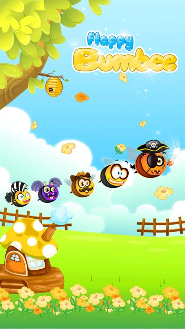 Flappy Bumbee - Honey Bumble Swarm スクリーンショット