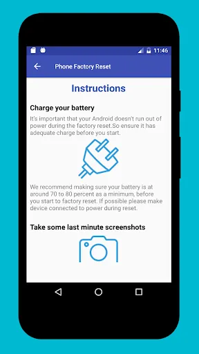 Phone Factory Reset Ekran Görüntüleri