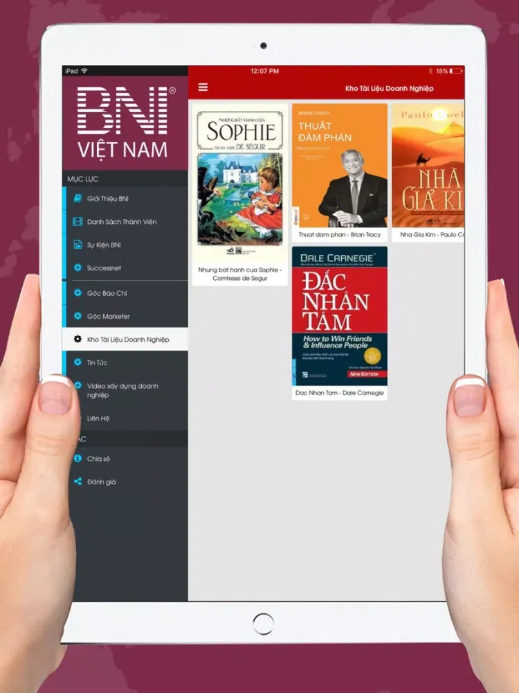 BNI Việt Nam iPad  Screenshots