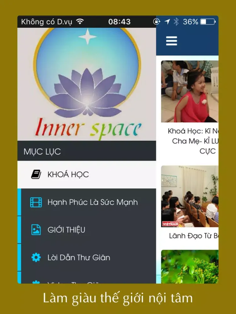 Capturas de tela do InnerSpace.vn - làm giàu nội tâm iPad 