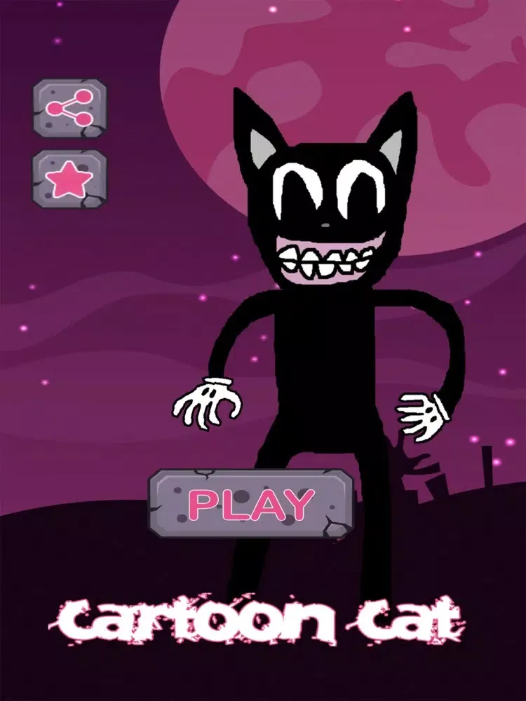 Scary Cartoon Cat Talk iPad  Screenshots