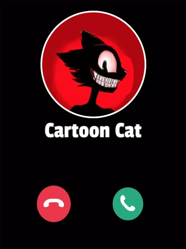 Scary Cartoon Cat Talk iPad  Screenshots