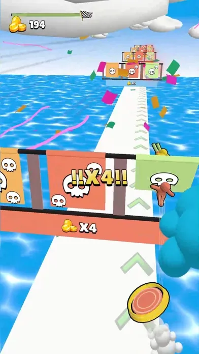 ภาพหน้าจอของ Trampoline Runner 3D