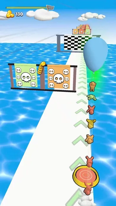ภาพหน้าจอของ Trampoline Runner 3D