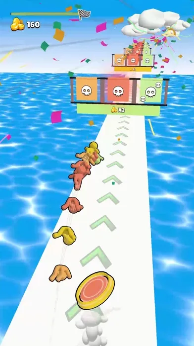 ภาพหน้าจอของ Trampoline Runner 3D