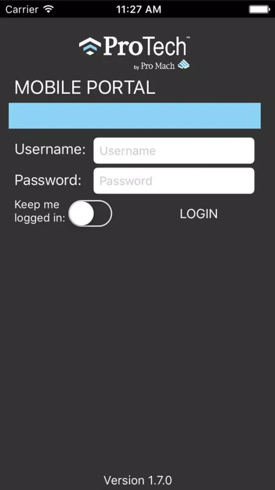 Tangkapan skrin ProTech by Pro Mach Mobile Portal