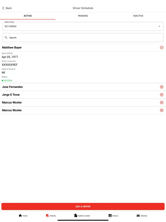 تصاویر XINSURANCE iPad 