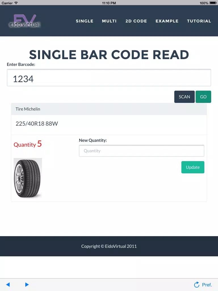 BarCode Web iPad  Screenshots