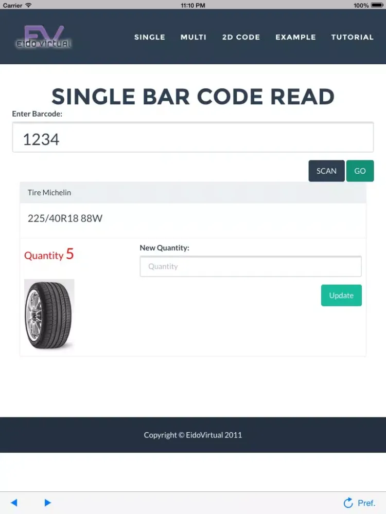 Screenshot di BarCode Web iPad 