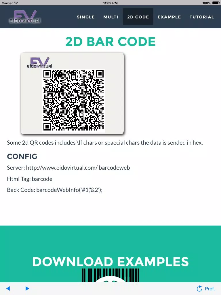BarCode Web iPad  Screenshots