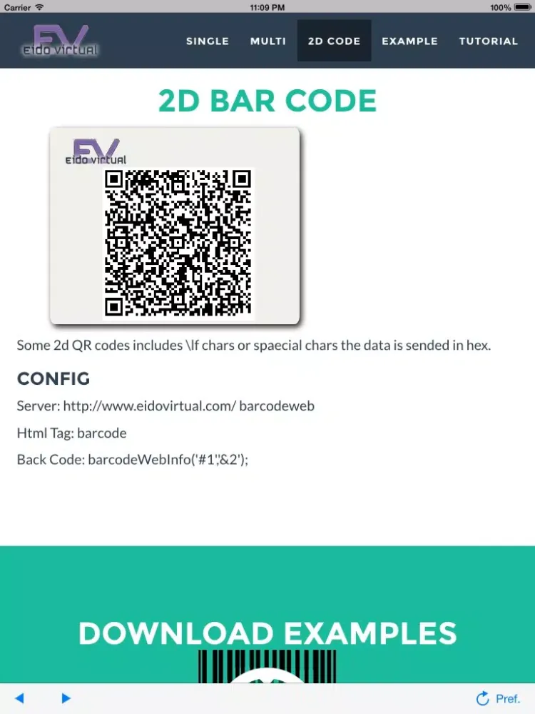 Screenshot di BarCode Web iPad 