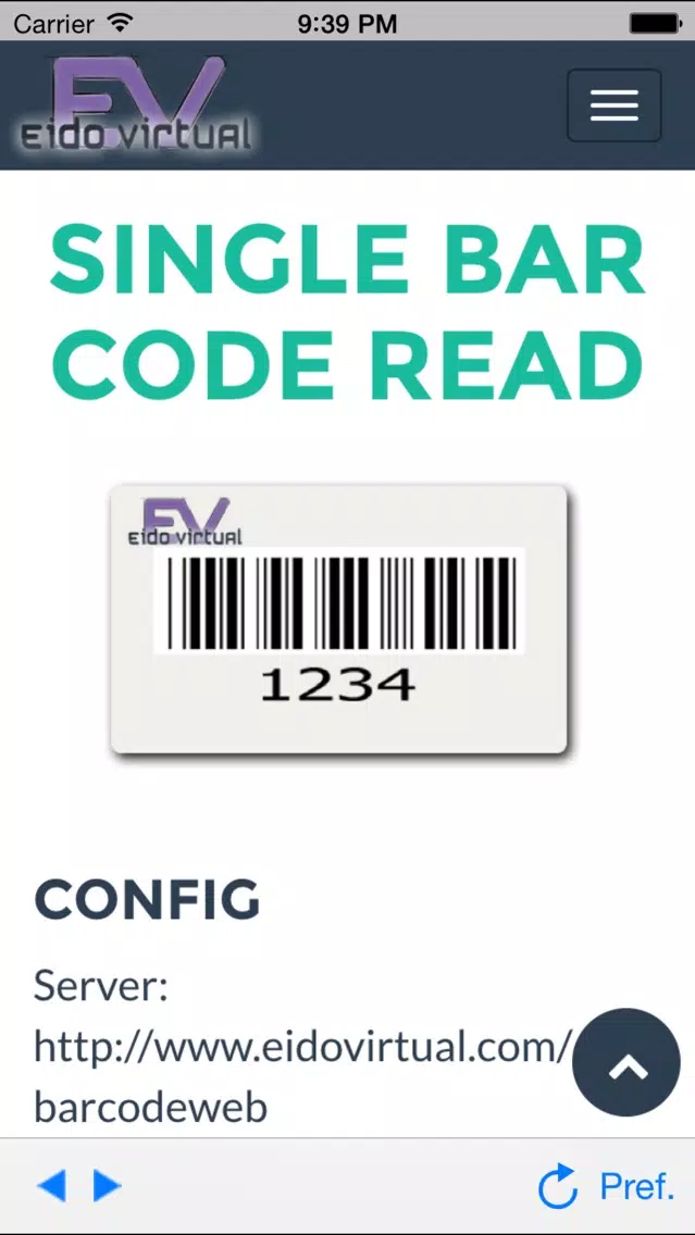 BarCode Web Screenshots