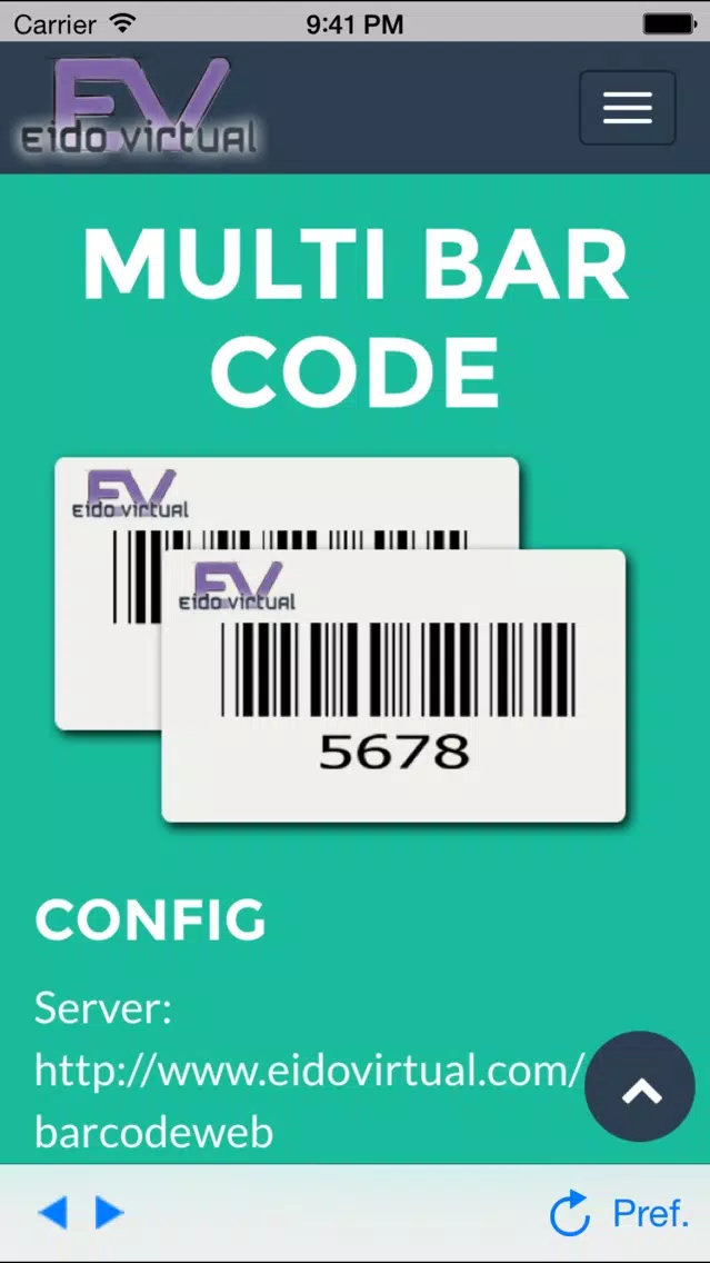 BarCode Web Screenshots