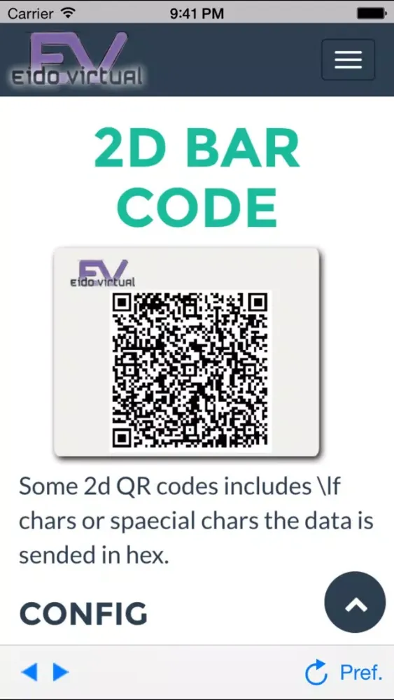 Screenshot di BarCode Web