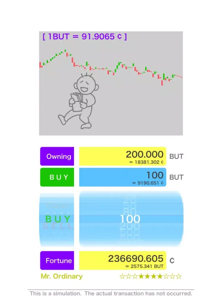 ภาพหน้าจอของ Butcoin - Virtual virtual coin iPad 