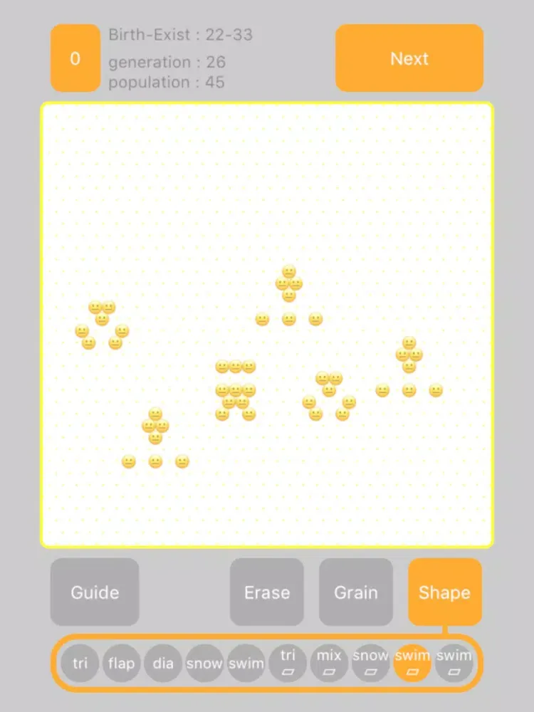 Capturas de tela do Hex LifeGame Lite iPad 
