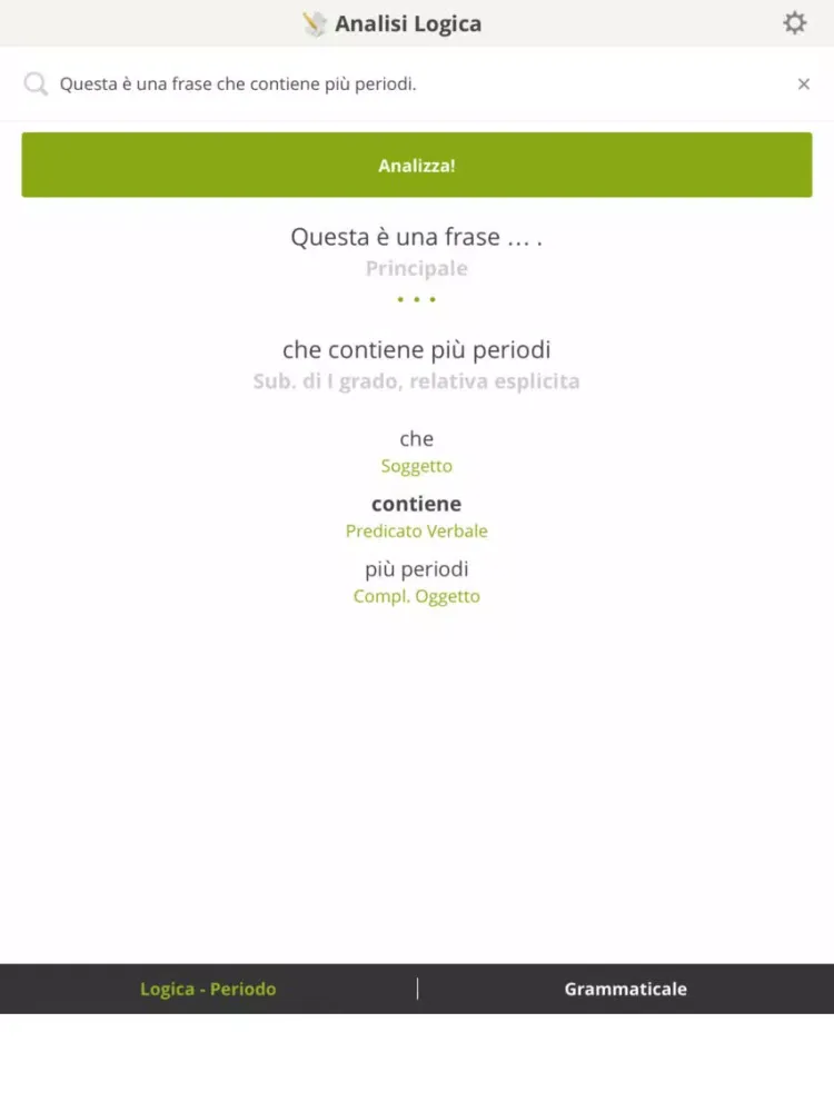 تصاویر Analisi Logica! iPad 