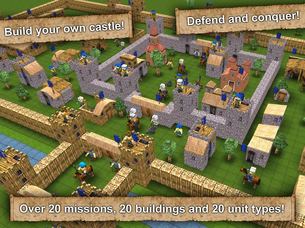 ภาพหน้าจอของ Battles And Castles iPad 