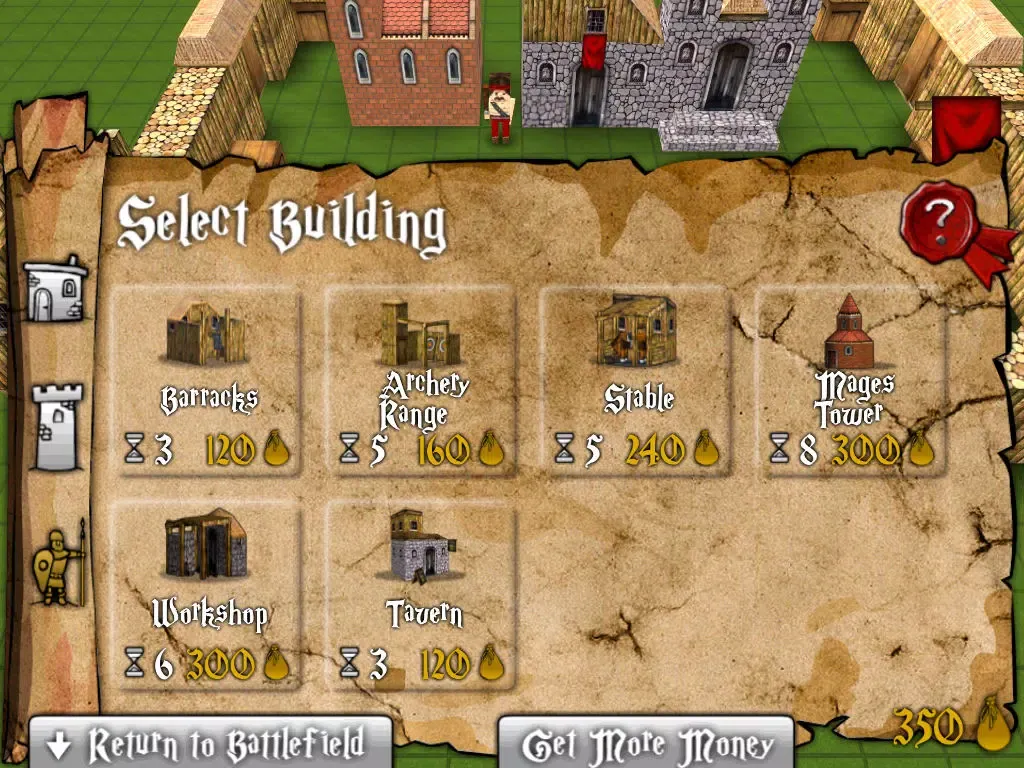 ภาพหน้าจอของ Battles And Castles iPad 