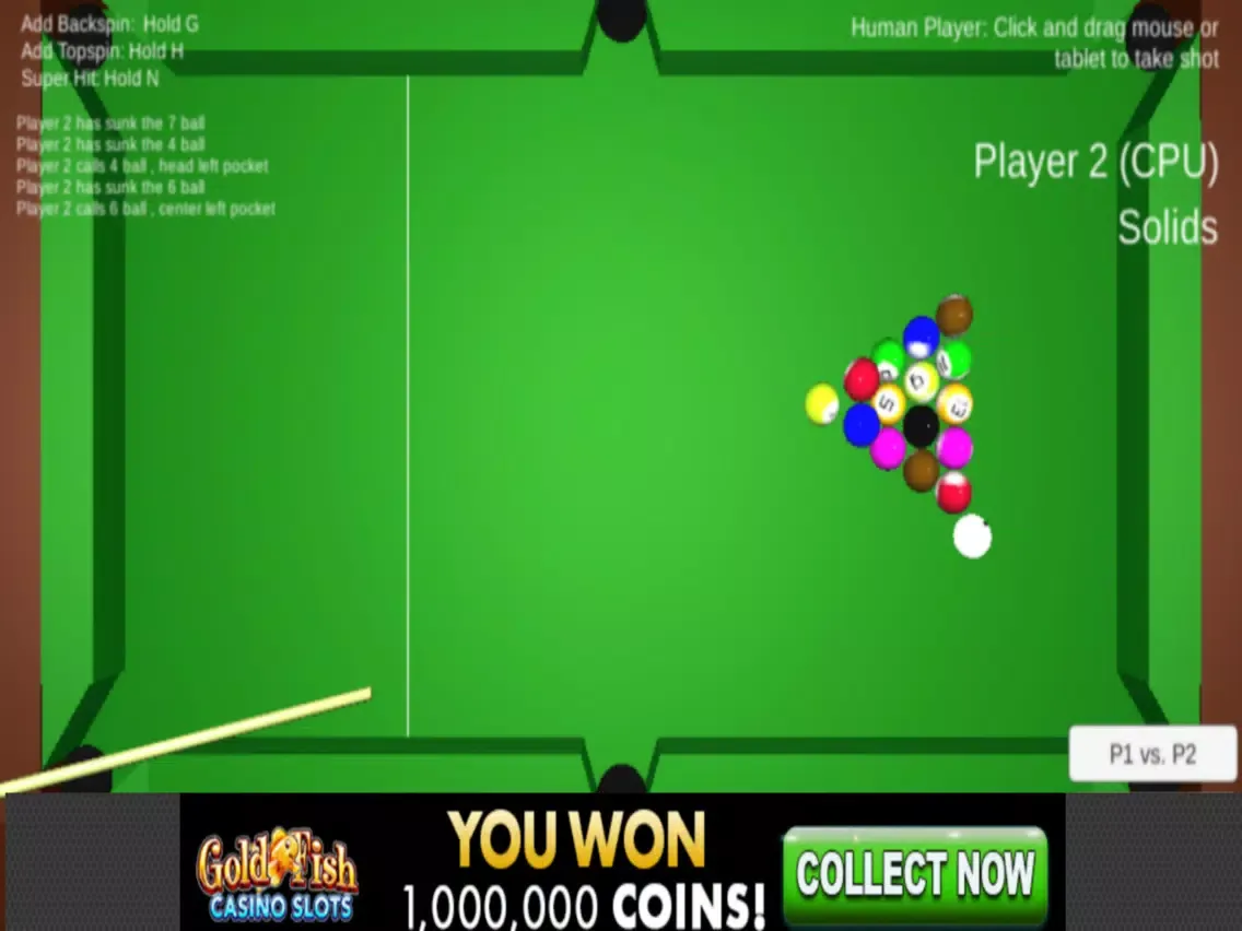 8 ball pool game iPad  स्क्रीनशॉट