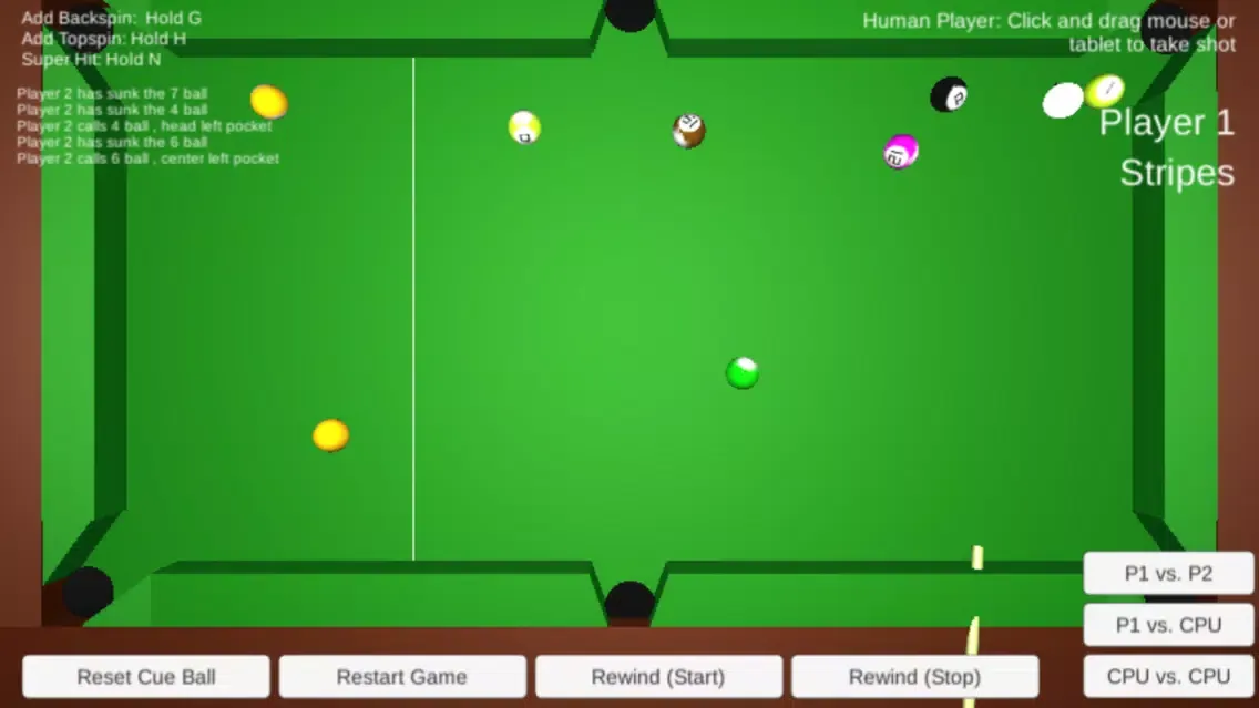 8 ball pool game स्क्रीनशॉट