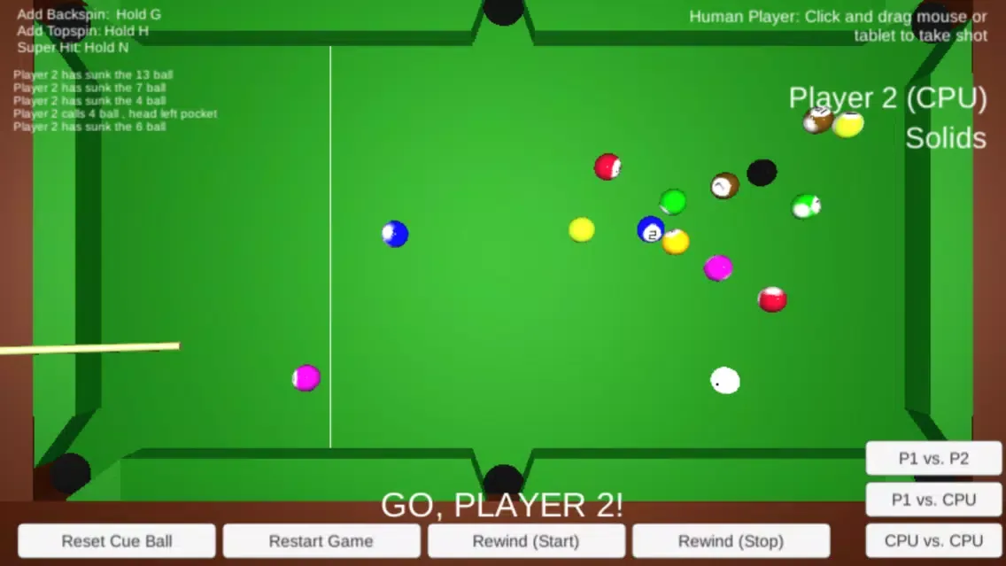 8 ball pool game स्क्रीनशॉट