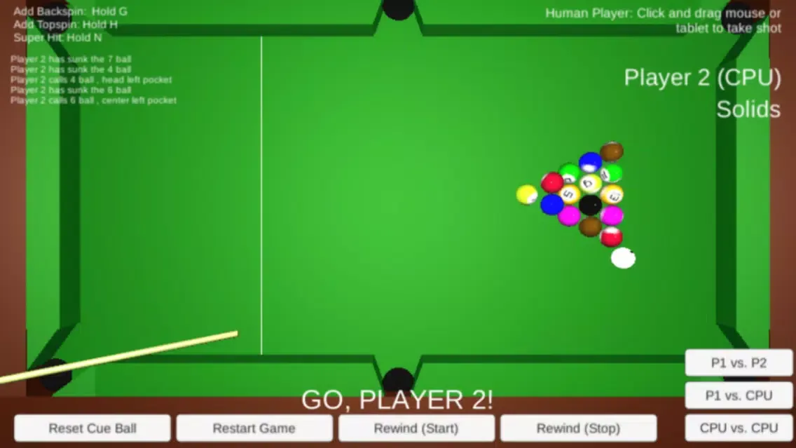 8 ball pool game स्क्रीनशॉट