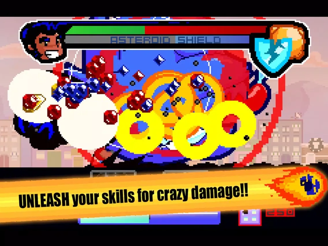 ภาพหน้าจอของ Lee vs the Asteroids iPad 