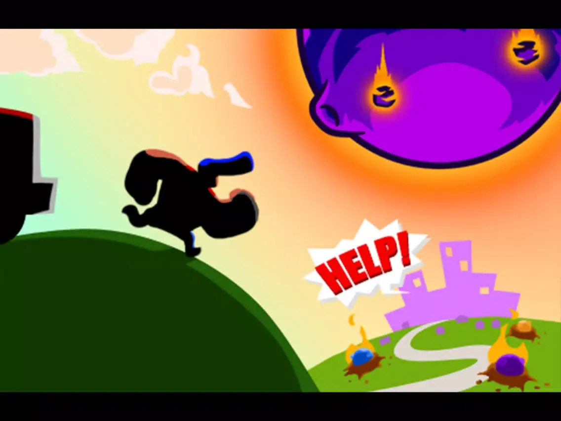 ภาพหน้าจอของ Lee vs the Asteroids iPad 