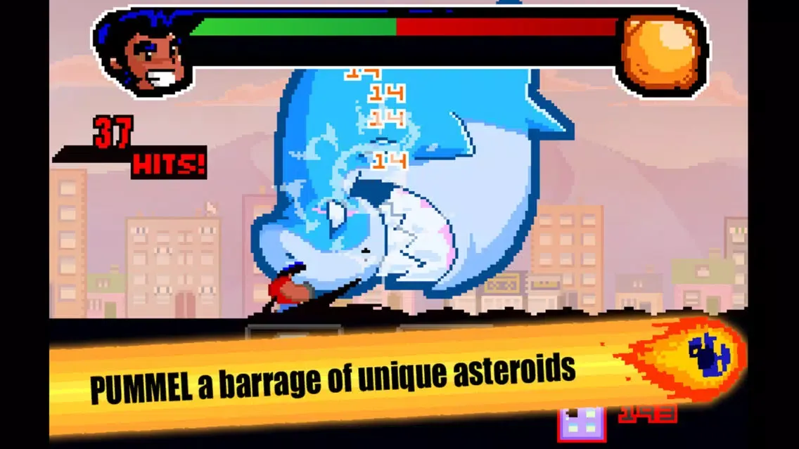 ภาพหน้าจอของ Lee vs the Asteroids